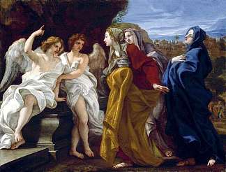 空墓前的三个玛丽 The Three Marys at the Empty Sepulchre (c.1684 – c.1685)，乔瓦尼·巴蒂斯塔·高利