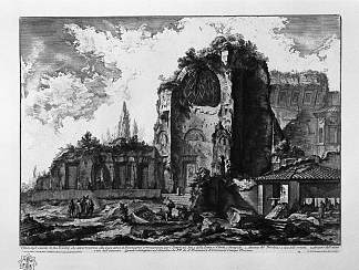 属于尼禄黄金屋的两名特里林尼遗骸的视图 A view of the remains of two Triclinj who belonged to Nero`s Golden House (c.1759)，乔瓦尼·巴蒂斯塔·皮拉内西