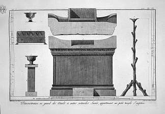 埃及神庙的祭坛和神圣家具 Altar and sacred furnishings of the Egyptian Temple，乔瓦尼·巴蒂斯塔·皮拉内西