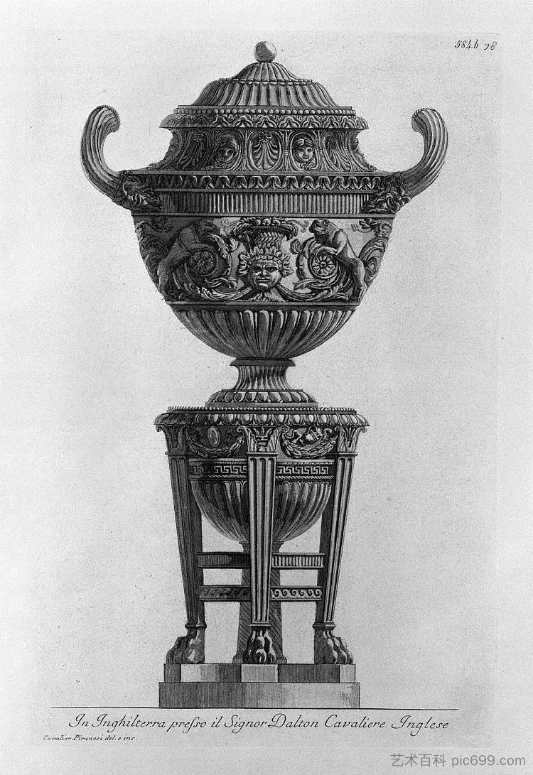 另一艘由三脚架支撑的船只 Another vessel supported by tripod (1778),乔瓦尼·巴蒂斯塔·皮拉内西