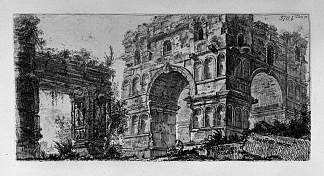 罗马的雅努斯拱门 Arch of Janus in Rome (1748)，乔瓦尼·巴蒂斯塔·皮拉内西