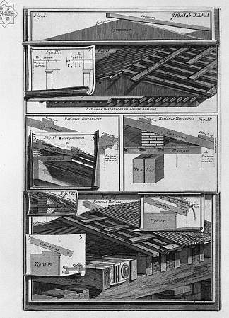 结构细节（梁）比较 Comparisons of structural details (beams)，乔瓦尼·巴蒂斯塔·皮拉内西