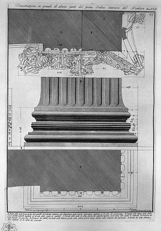 在万神殿一阶内部的大部分进行演示 Demonstration in large parts of the first order interior of the Pantheon，乔瓦尼·巴蒂斯塔·皮拉内西