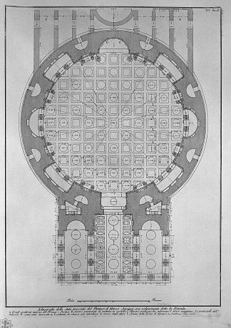 万神殿现状的肖像 Iconography of the present state of the Pantheon，乔瓦尼·巴蒂斯塔·皮拉内西