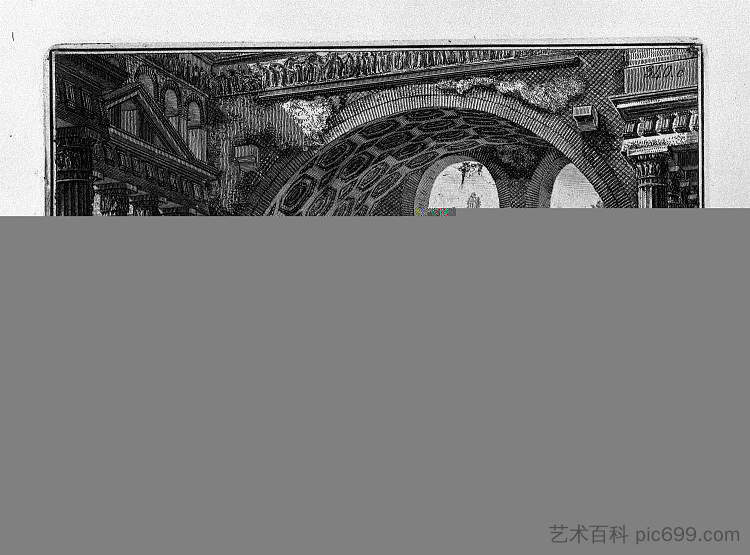 一所旧高中的输入 Input of an old high school,乔瓦尼·巴蒂斯塔·皮拉内西