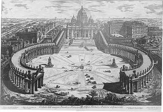 圣彼得广场 Piazza San Pietro，乔瓦尼·巴蒂斯塔·皮拉内西