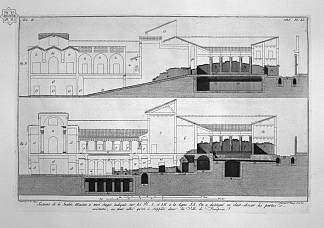 三层楼房的二楼平面图 Second floor plan of the three-story house，乔瓦尼·巴蒂斯塔·皮拉内西