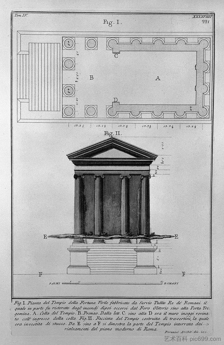 罗马古物，t. 4，图版 XLIX。 The Roman antiquities, t. 4, Plate XLIX.，乔瓦尼·巴蒂斯塔·皮拉内西