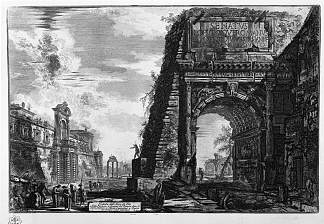 提图斯拱门的景色 View of the Arch of Titus，乔瓦尼·巴蒂斯塔·皮拉内西