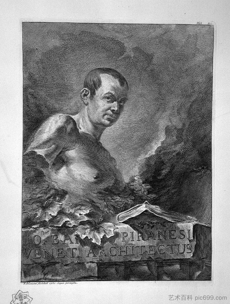 自画像 Self-Portrait,乔瓦尼·巴蒂斯塔·皮拉内西
