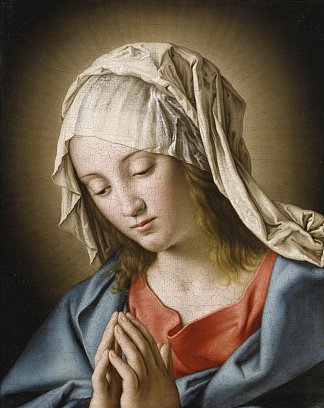 麦当娜在祈祷 Madonna in Prayer，萨索费拉托