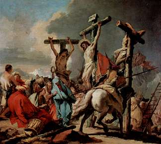 受难 Crucifixion (c.1745 – c.1750)，乔万尼·巴蒂斯塔·提埃波罗