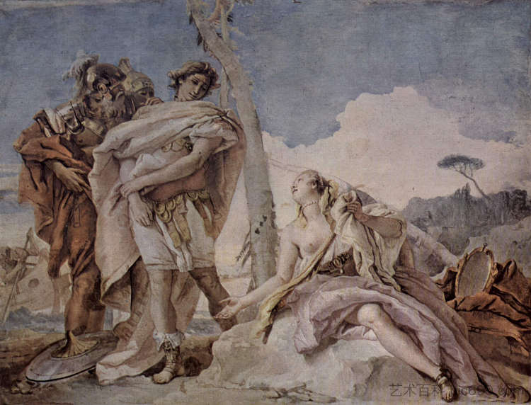 里纳尔多放弃阿米达 Rinaldo Abandoning Armida (1757),乔万尼·巴蒂斯塔·提埃波罗