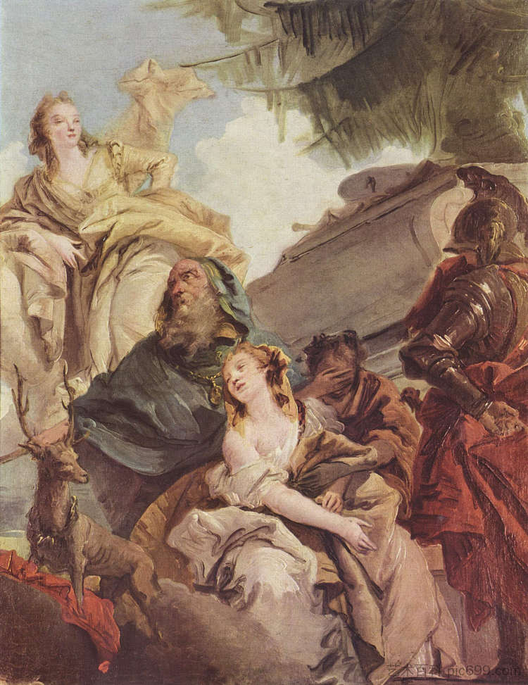 伊菲革尼亚的祭祀 Sacrifice of Iphigenia，乔万尼·巴蒂斯塔·提埃波罗