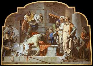 施洗约翰的斩首 The Beheading of John the Baptist (1732 – 1733)，乔万尼·巴蒂斯塔·提埃波罗