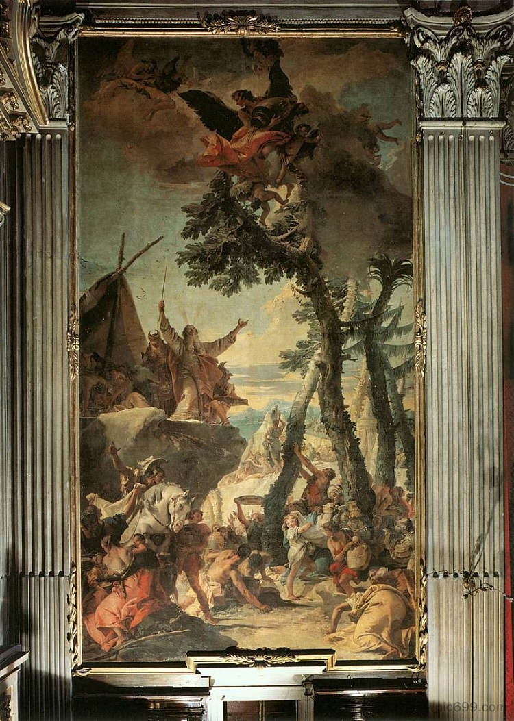 甘露的聚会 The Gathering of Manna (1740 - 1742),乔万尼·巴蒂斯塔·提埃波罗