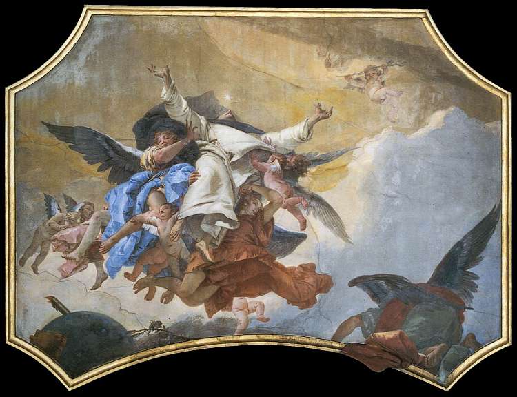 圣多米尼克的荣耀 The Glory of St Dominic (1737 - 1739)，乔万尼·巴蒂斯塔·提埃波罗