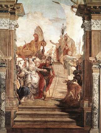 安东尼的会面 The Meeting of Anthony (1746 – 1747)，乔万尼·巴蒂斯塔·提埃波罗