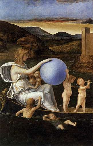 四个寓言：财富（或忧郁） Four Allegories: Fortune (or Melancholy) (c.1490)，乔凡尼·贝利尼