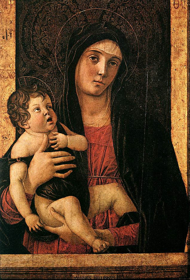 麦当娜与孩子 Madonna with Child (c.1475)，乔凡尼·贝利尼