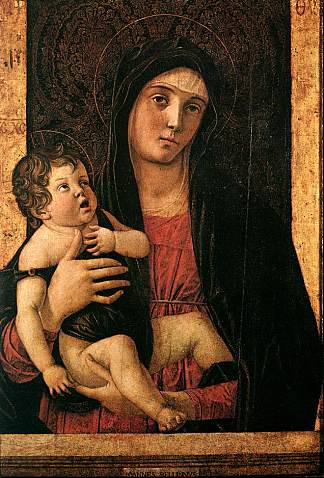 麦当娜与孩子 Madonna with Child (c.1475)，乔凡尼·贝利尼