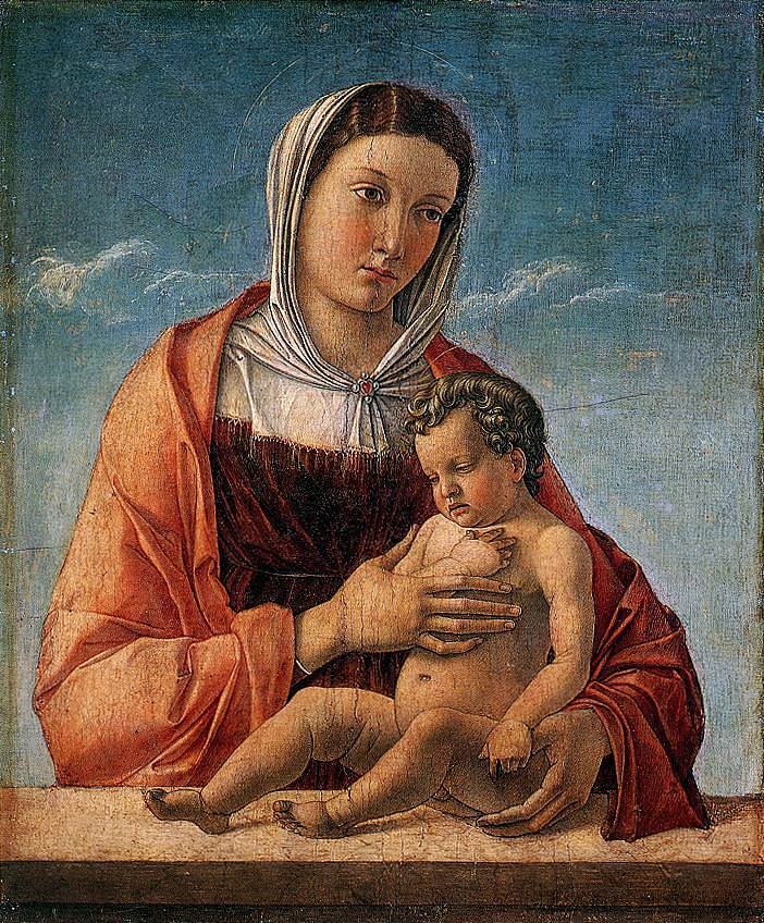 麦当娜与孩子 Madonna with the Child (1460 - 1464)，乔凡尼·贝利尼