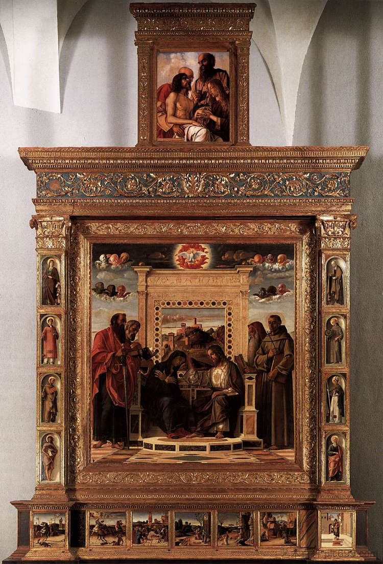 佩萨罗祭坛画 Pesaro Altarpiece (1471 - 1474)，乔凡尼·贝利尼