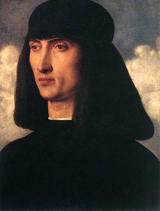一个年轻人的肖像 Portrait of a Young Man (c.1500)，乔凡尼·贝利尼