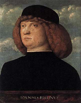 一个年轻人的肖像 Portrait of a Young Man (1500)，乔凡尼·贝利尼
