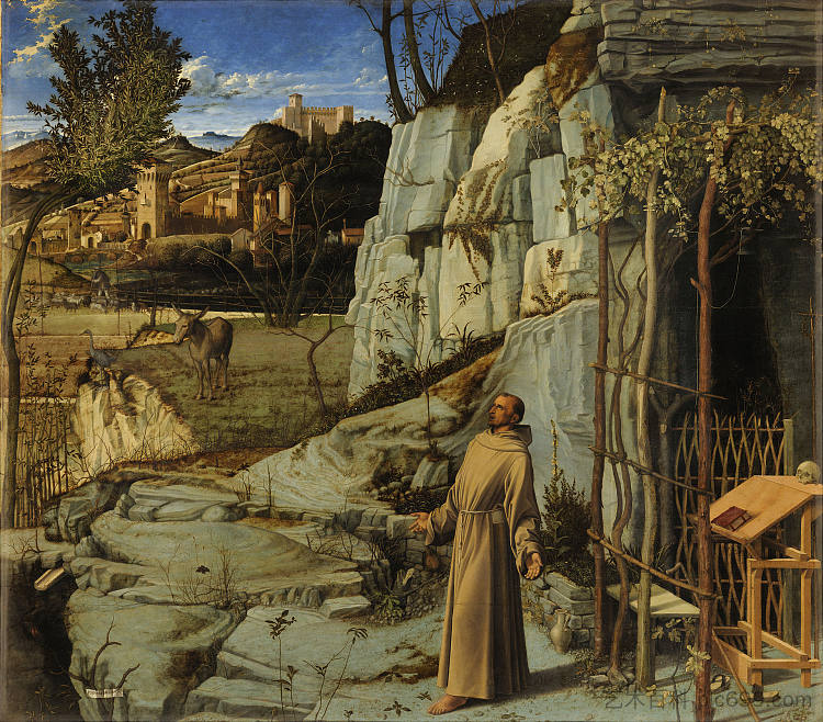 摇头丸中的圣弗朗西斯 St Francis in Ecstasy (1480 - 1485),乔凡尼·贝利尼