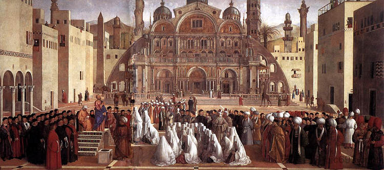 圣马可讲道在亚历山大 St. Mark Preaching in Alexandria (1504 - 1507),乔凡尼·贝利尼