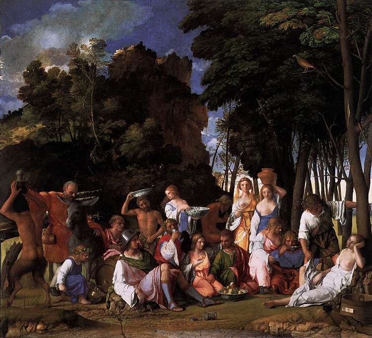众神的盛宴 The Feast of the Gods (1514 - 1516)，乔凡尼·贝利尼