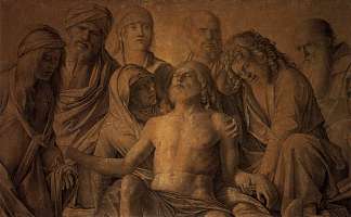 对基督身体的哀歌 The Lamentation over the Body of Christ (c.1500)，乔凡尼·贝利尼