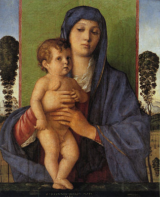 麦当娜与树木 Madonna with Trees (1487)，乔凡尼·贝利尼