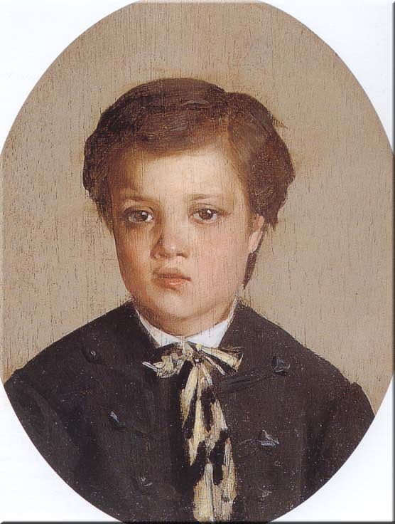 弗朗切斯科·博尔迪尼的肖像 Portrait of Francesco Boldini (c.1859)，乔瓦尼·波尔蒂尼