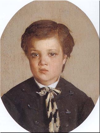 弗朗切斯科·博尔迪尼的肖像 Portrait of Francesco Boldini (c.1859)，乔瓦尼·波尔蒂尼