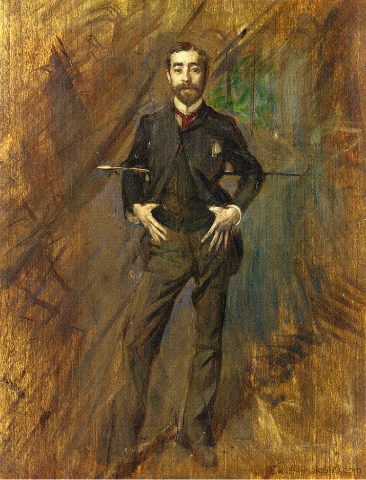 约翰·辛格·萨金特 John Singer Sargent (1890)，乔瓦尼·波尔蒂尼