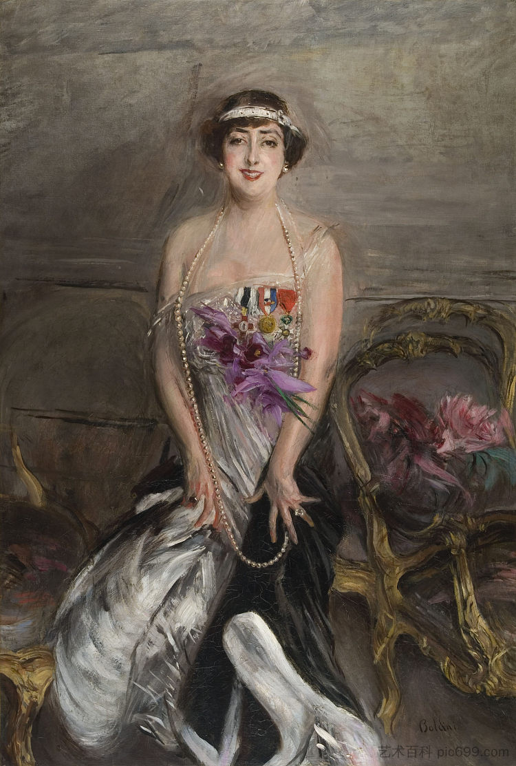 米歇尔汉姆夫人 Madame Michelham (1913)，乔瓦尼·波尔蒂尼