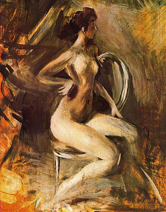 活泼裸体 Snappy nudine (c.1910)，乔瓦尼·波尔蒂尼