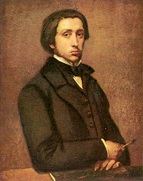 埃德加·日耳曼·希莱尔·德加的肖像 Portrait of Edgar Germain Hilaire Degas，乔瓦尼·波尔蒂尼