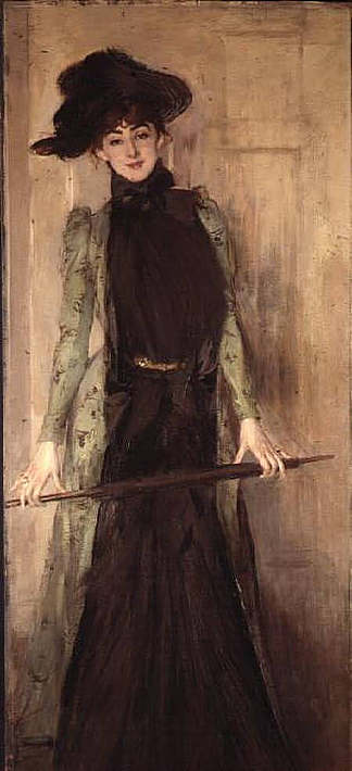 卡拉曼公主奇梅（后来的乔丹夫人） Princesse de Caraman Chimay (later Madame Jourdan) (1889)，乔瓦尼·波尔蒂尼