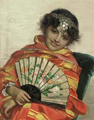 吉普赛妇女的肖像 Portrait of a Gypsy Woman，乔瓦尼·科斯塔