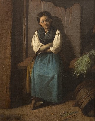 坐式女性 Seated Female (1869)，乔瓦尼（尼诺）科斯塔