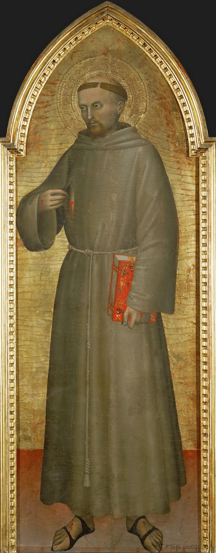 阿西西的圣弗朗西斯 St Francis of Assisi (c.1360 - c.1365)，乔瓦尼（来自米兰）