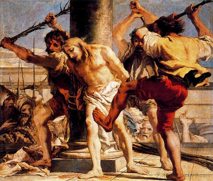 鞭打 Flagellation,乔万尼·多米尼克·提埃波罗