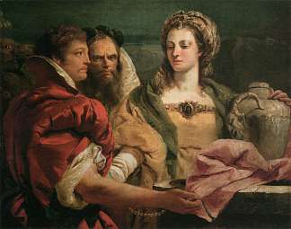 丽贝卡在井边 Rebecca at the Well (1751)，乔万尼·多米尼克·提埃波罗