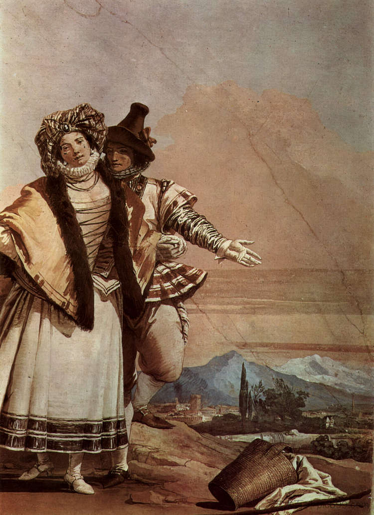 爱的宣言 The Declaration of Love (1757),乔万尼·多米尼克·提埃波罗