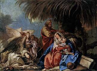 其余的在飞往埃及的航班上 The Rest on the Flight to Egypt，乔万尼·多米尼克·提埃波罗