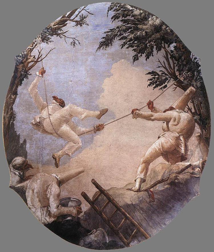 普尔奇内拉的摇摆 The Swing of Pulcinella (1791 - 1793)，乔万尼·多米尼克·提埃波罗