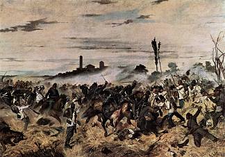 对麦当娜·斯佩格塔的袭击（蒙特贝罗战役） The attack on the Madonna Scoperta (The Battle of Montebello) (1864 – 1868)，乔瓦尼·法托里